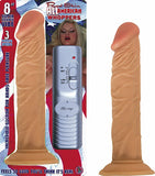 All American Whopper Vibrating 8in Flesh - iVenuss