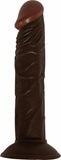Afro American Whopper Vibrating 8in Brown - iVenuss