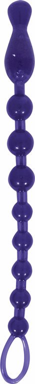Butt Beads Purple Vibrating - iVenuss
