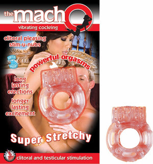 Macho Vibrating Cockring Flesh - iVenuss
