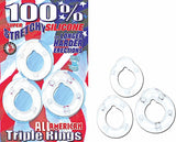 All American Triple Rings Clear - iVenuss