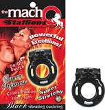 Macho Stallions Cockring Black Vib. - iVenuss
