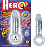 Hero Cockring & Clit Massager Clear - iVenuss