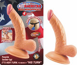 All American Mini Whoppers 4in Curved Dong W-balls Fles - iVenuss