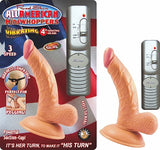 All American Mini Whoppers 4in Curved Dong W-balls Fles - iVenuss