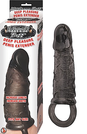 Mack Tuff Deep Pleasure Penis Extender Black - iVenuss