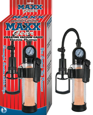 Maxx Gear Vibrating Vacuum Gauge Penis Pump - iVenuss