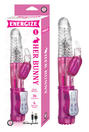 Energize Her Bunny 1 Pink Rabbit Vibrator - iVenuss