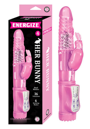 Energize Her Bunny 4 Pink Rabbit Vibrator - iVenuss