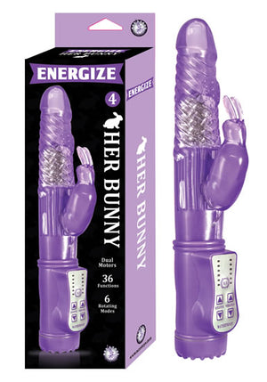 Energize Her Bunny 4 Purple Rabbit Vibrator - iVenuss
