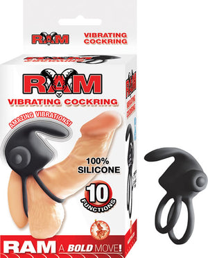 Ram Vibrating Cockring Black - iVenuss