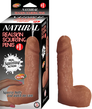 Natural Realskin Squirting Penis #1 Brown - iVenuss