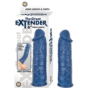 The Great Extender 6 Penis Sleeve Blue " - iVenuss