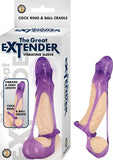 The Great Extender Vibrating Sleeve Purple - iVenuss