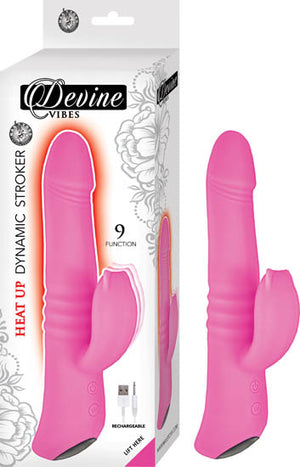 Devine Vibes Heat-up Dynamic Stroker Pink - iVenuss