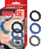 Anal-ese Collection Chain Link Cock Rings - iVenuss