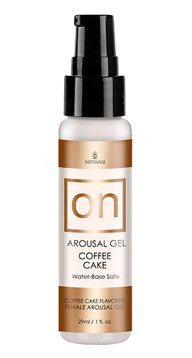 On For Her Arousal Gel Coffee Cake 1oz - iVenuss