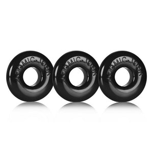 Ringer 3 Pack Cockring Black - iVenuss