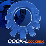 Cock-lug Lugged Cockring Marine Blue
