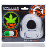 Stash Cockring W- Capsule Insert Clear