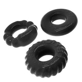 Bonemaker 3-pack C-ring Black