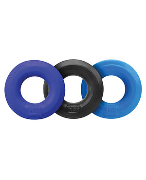 Hunkyjunk Huj C-ring 3pk Blue- Multi - iVenuss
