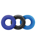 Hunkyjunk Huj C-ring 3pk Blue- Multi - iVenuss