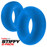 Stiffy 2-pack C-rings Teal Ice