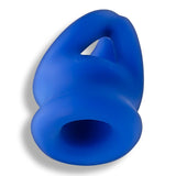 Tri Squeeze Cocksling Ball Stretcher Oxballs Silicone Tpr Blend Cobalt Ice - iVenuss