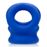 Tri Squeeze Cocksling Ball Stretcher Oxballs Silicone Tpr Blend Cobalt Ice - iVenuss