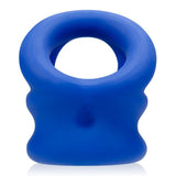 Tri Squeeze Cocksling Ball Stretcher Oxballs Silicone Tpr Blend Cobalt Ice - iVenuss