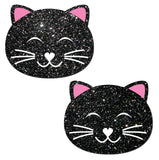 Kitty Cat Black Glitter - iVenuss