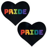 Pastease Rainbow Pride Black Hearts - iVenuss
