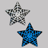 Pastease Black Glitter Star W- Spider Web