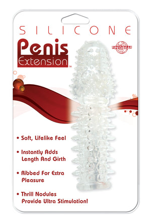 Silicone Penis Extension Clear - iVenuss