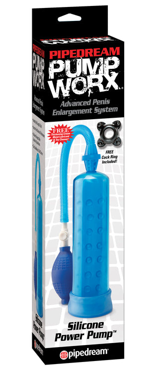 Pump Worx Silicone Power Pump Blue - iVenuss
