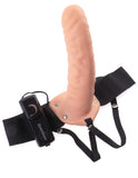 Fetish Fantasy 8in Hollow Strap On Flesh Vibrating - iVenuss