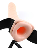 Fetish Fantasy 8in Hollow Strap On Flesh Vibrating - iVenuss