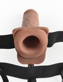 Fetish Fantasy 7 In Hollow Rechargeable Strap-on Remote Tan - iVenuss
