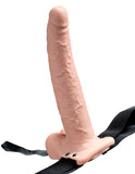 Fetish Fantasy 9 In Hollow Rechargeable Strap-on W- Balls - iVenuss