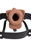Fetish Fantasy 6 In Hollow Rechargeable Strap-on Tan - iVenuss