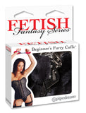 Fetish Fantasy Beginners Furry Cuffs Black - iVenuss