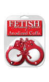 Fetish Fantasy Anodized Cuffs Red - iVenuss