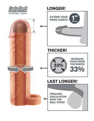 Fantasy X-tensions Perfect Extension 1in W-ball Strap F - iVenuss