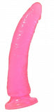 Basix Rubber Works 7in Pink Slim Dong W- Suction Cup - iVenuss