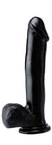 Basix Rubber Works 12in Dong W-suction Black - iVenuss