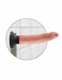 King Cock 7in Cock Flesh Vibrating - iVenuss