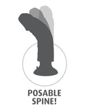 King Cock 7in Vibrating Tan - iVenuss