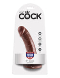 King Cock 6in Cock Brown - iVenuss