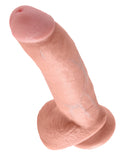 King Cock 9in Cock W-balls Flesh - iVenuss